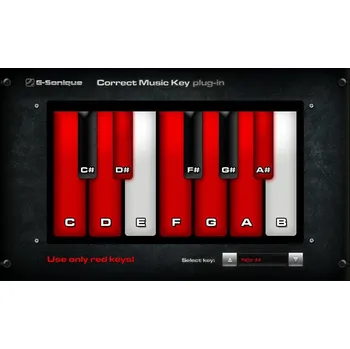 Hudební software G-Sonique Correct music key /scale (Digitální produkt)