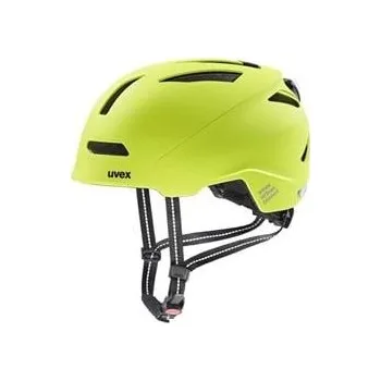 Cyklistická přilba UVEX HELMA URBAN PLANET LED LIME MATT vel. 54-58