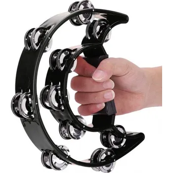 Tamburýna - velká v černé barvě