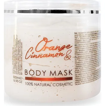 Pleťová maska Sezmar Professional Přírodní maska na tělo a obličej pomeranč & skořice 500 ml