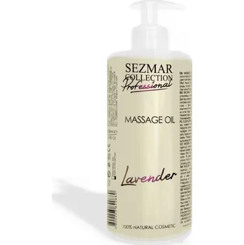 Masážní přípravek Sezmar Professional Přírodní masážní olej levandule 500 ml