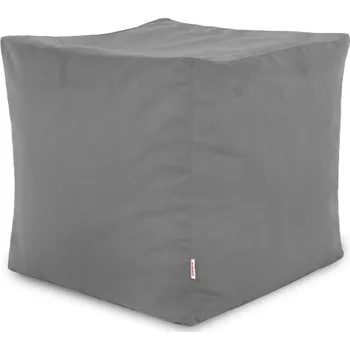 Taburet Plyšová taburetka Ocelová