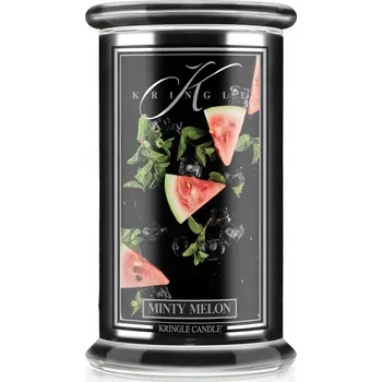 Svíčka Sójová vonná svíčka Minty Melon Kringle Candle 1 ks