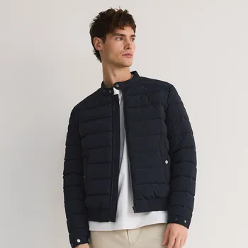 Dámský kabát Reserved - Prošívaná bunda se stojáčkem - tmavomodrá - 7175H-59X - 7175H-59X-XL