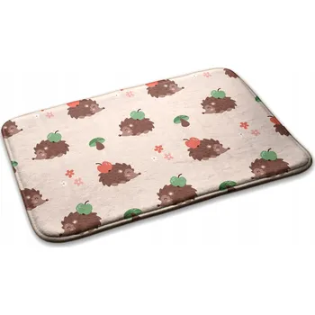 Obraz Velký protiskluzový kobereček Běhoun Podložka pro děti Ježek s jablkem