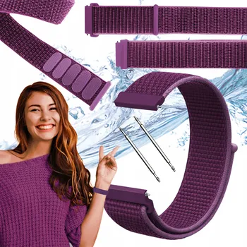 Pouzdro na mobilní telefon Řemínek ChronSmarta pro Huawei 22mm fialový