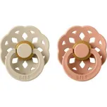 BIBS Boheme dudlíky z přírodního kaučuku vel. 1 - Vanilla/Peach