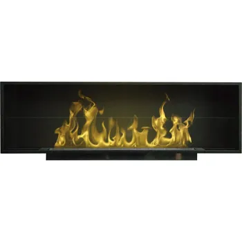 Biokrb Závěsný biokrb Aflamo 114 x 34 x 15 cm černý