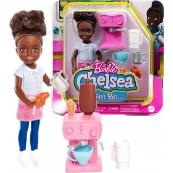 Panenka Barbie Chelsea jako Baristka GTN86