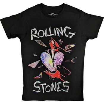 Pánské tričko The Rolling Stones Hackney Diamonds Heart Black XL Tričko