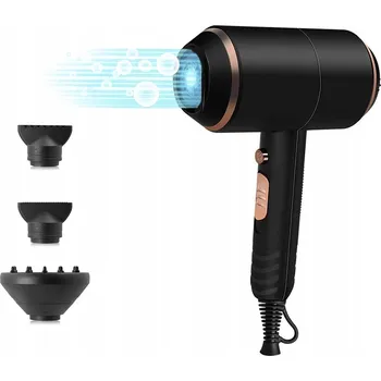 Fén IONTOVÁ FÉN NA VLASY KADEŘNICKÝ S DIFUZÉREM A STYLINGOVOU TRYSKOU