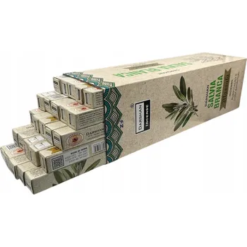 Vonná tyčinka Vonné tyčinky Salvia Blanca 175 ks – bílá šalvěj | Darshan Incense Masala