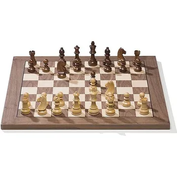 Šachy E-šachovnice USB - Walnut Bez figur
