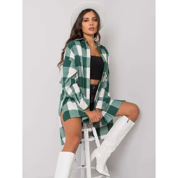 Košile EM-KS-180.19X ex moda Barva: Zelená, Velikost: UNI