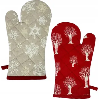 Chňapka Kuchyňská chňapka Červené Vánoce