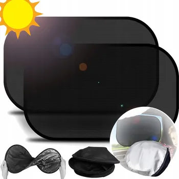 Stínítko do auta SLUNEČNÍ CLONY NA OKNA DO AUTA ZÁCLONKY ROLETY UV OCHRANA