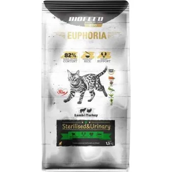 Krmivo pro kočku EUPHORIA STERILISED & URINARY krmivo pro kočky Krůta & Jehněčí 1,5 kg