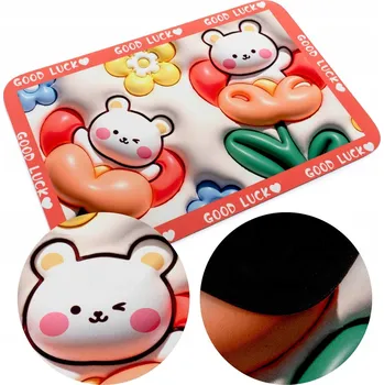 Koupelnová předložka Mata Łazienkowa 3D Protiskluzová koupelnová předložka Magic 40, savá