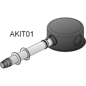 Kouřovod Quantum Sada koaxiální horizontální D 100 / 60 - 1000 mm
