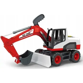 autíčko BAGR HRAČKA SE SVĚTLEM A ZVUKEM