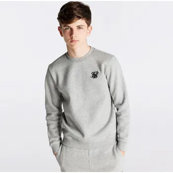 Chlapecká mikina SikSilk Grey Marl 1115499 11-12 (L)