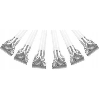 Vrták Rozvíjecí se píšťalky stříbrné Celebrate 6 ks