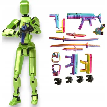 Figurka Figurka -KKMS- MINI LEGENDY ROBOT ZELENÝ SVĚTLÝ CS2 FADE SKINS