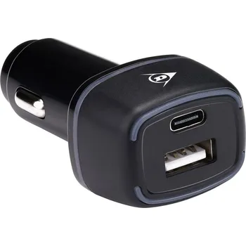 AUTOMOBILOVÁ NABÍJEČKA MULTI USB A + USB-C DUNLOP