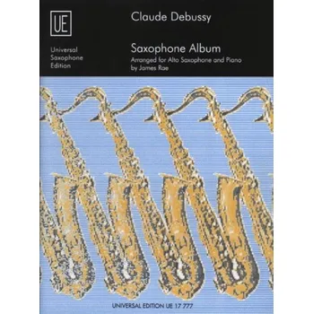Claude Debussy: Saxophone Album (noty na altsaxofon, klavír)