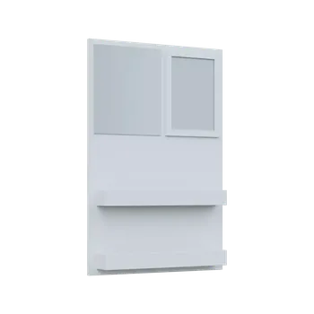 RE NÁS - 900 nástěnka, 900x600x78, bílá