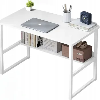 Psací stůl Obdélníkový psací stůl Muvu 100 x 45 x 73 cm bílý