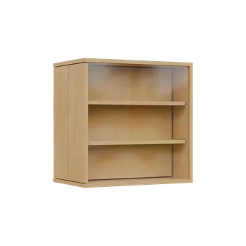 RE VTB - 350 vitrína s bočním výsuvem, 600x600x350, bříza světlá