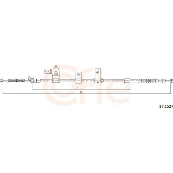 Autodíl Tažné lanko, parkovací brzda COFLE 92.17.1527