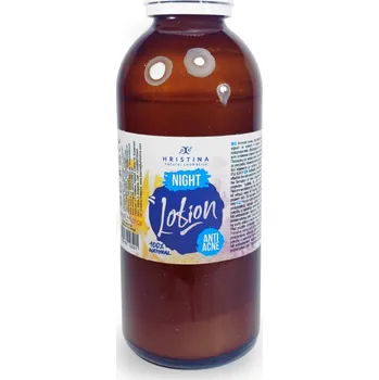Léčba akné Hristina Přírodní noční anti akné pleťová voda 150 ml
