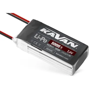 RC náhradní díl KAVAN Li-Po 5000mAh/7,4V 30/60C RX