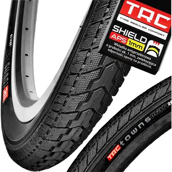 Plášť na kolo Plášť na kolo TRC Townsman 28x1,75 černá drátěná