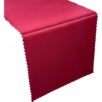 Prostěradlo Běžec Ubrus Odolný Skvrnám Hladký GN Bordó Bordový 40x180 cm