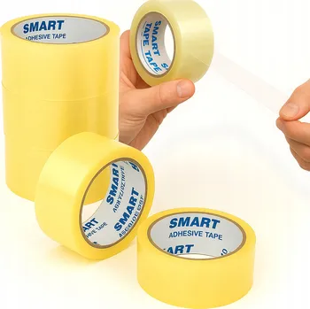 Lepicí páska Balicí páska Smart průhledná, šířka 48 mm, délka 45 m, 5 ks