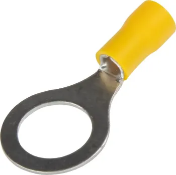 Příslušenství pro autorádio Kabelové očko M12 žluté, 100 ks - 4002004