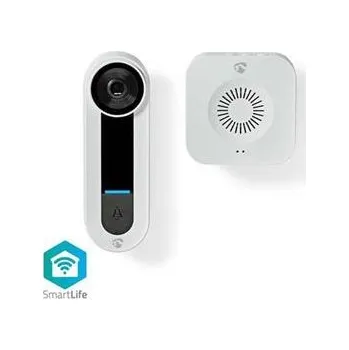 Webkamera Nedis - Wi-Fi Smart Domovní Video Telefon | Cloud/ microSD / Onvif | IP65 | snímač pohybu | Bílá WIFICDP40CWT