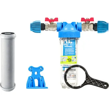 vodní filtr PRODO Sada filtru Senior 10" MONO. Komplet připojení 1". Filtrace chlóru a zápachu (CB-AF CTO)