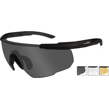 Airsoft WILEY X Brýle SABER ADVANCED Smoke Grey + Clear + Light Rust/Matte black frame
