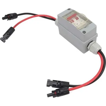 Rozvaděč Rozvaděč DC s dvoupólovým jističem 16A/C 2P LQB1-16Z /DC string box 500V/ pro FVE (Jištění a ochrana DC)