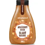 Allnature Arašídový krém - slaný karamel 260 g (Praktické balení)