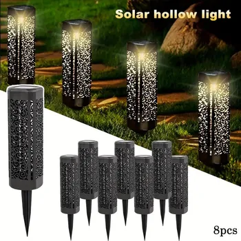 Zahradní dekorace BAF Sada osmi solárních svítidel