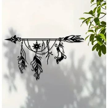 Obraz BAF Kovová nástěnná dekorace Šíp. 30 x 17,1 cm