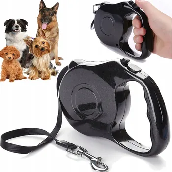 Vodítko pro psa Vodítko Silná, lehká svinovací páska Pro Psa Kočku Dlouhá automatická blokovací páska 5M