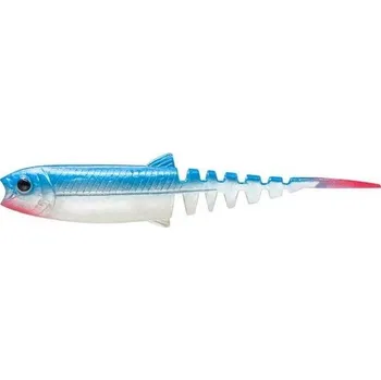 Návnadová surovina Savage Gear Gumová nástraha Cannibal Minnow V-Tail 10 cm, 6,5g Barva: Blue Pearl