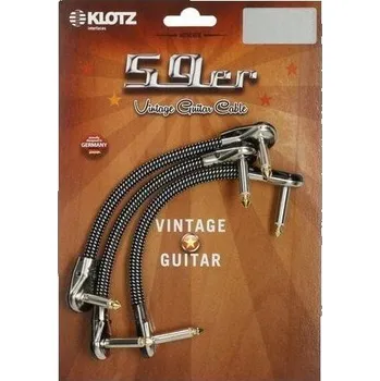 Příslušenství ke zvukové technice Klotz VINPAN '59 Vintage pancake pro 3x 30 cm Lomený - Lomený Patch kabel
