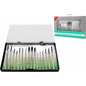 Šroubovák SADA SERVISNÍCH NÁSTROJŮ PRO ŠROUBOVÁKY 16 KS PRO OPRAVU TELEFONU